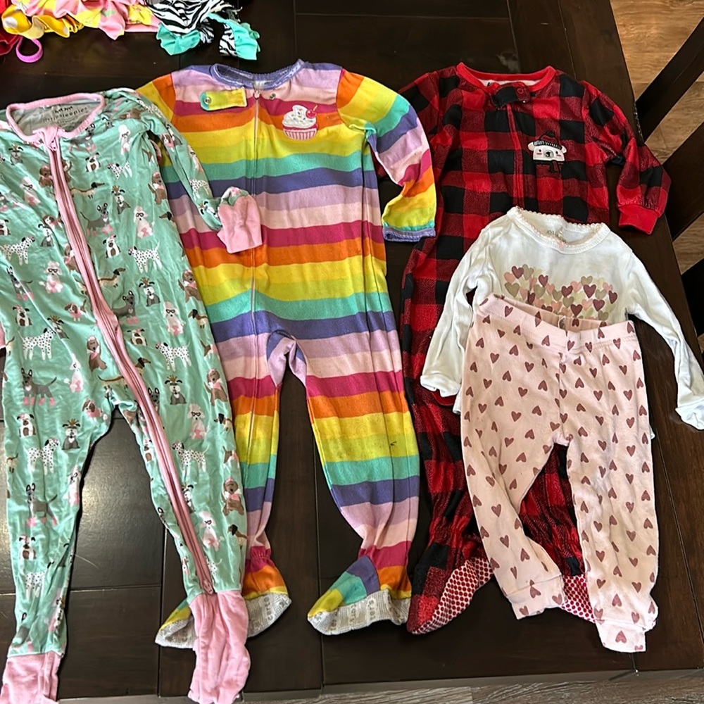12-24 month girls pajamas